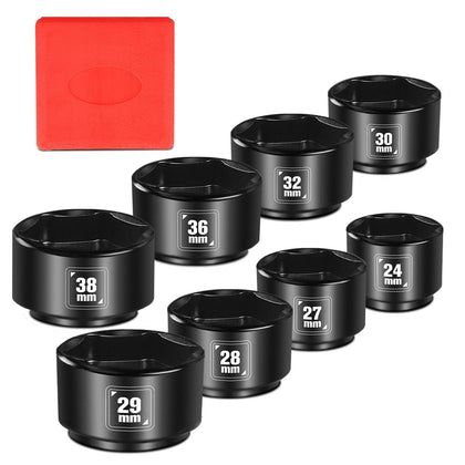 blackrobot front packaging showing full 8-piece set and case benefit
