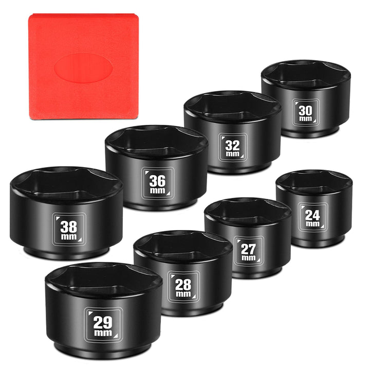 blackrobot front packaging showing full 8-piece set and case benefit