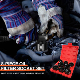 blackrobot sockets on a garage workbench ready for maintenance convenience