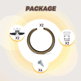Blagear included hardware and springs arranged for easy installation