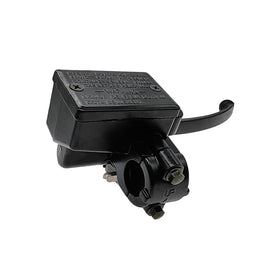 Blagear master cylinder installed on an ATV front brake assembly showing ready-to-ride benefit