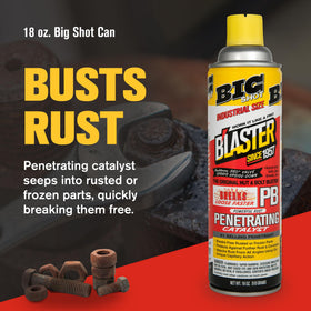 Blaster nozzle close-up demonstrating actuator design for easy use and control