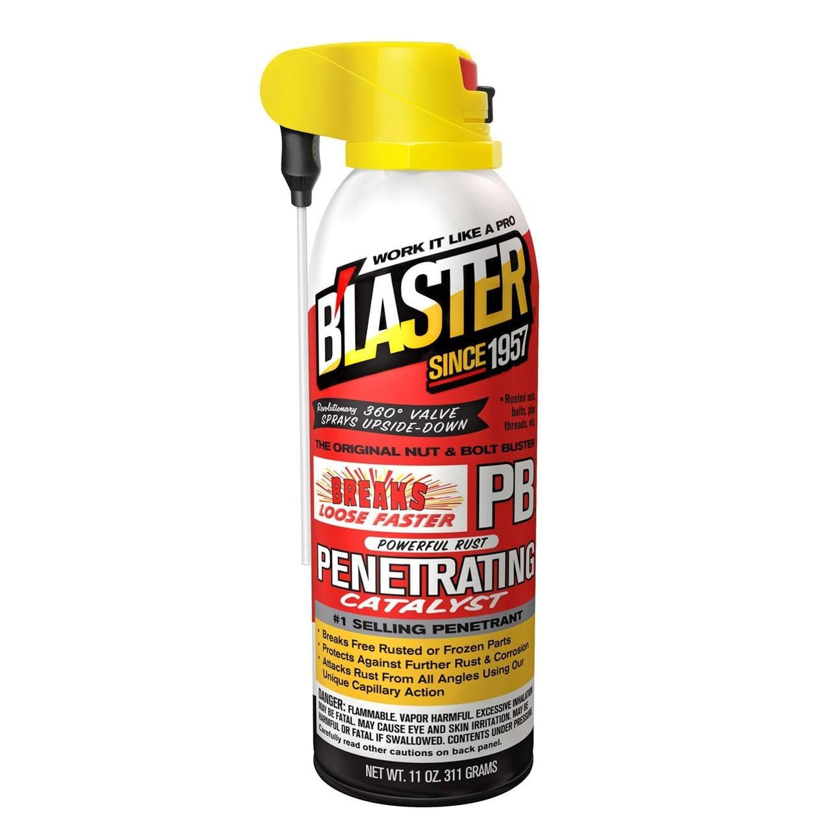 B'laster front packaging showing product and quantity, communicates reliability
