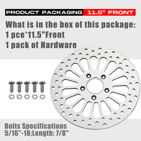BLCYANUE rotor side profile showing hollowed design and reduced weight benefits