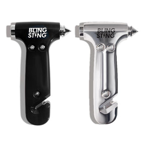 BLINGSTING front view showing the two-color escape hammers and compact design benefit