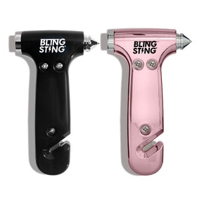 BLINGSTING front view showing both black and pink escape hammers for easy identification
