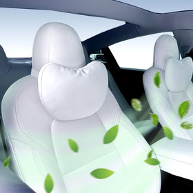 blissfulnest scale comparison beside car headrest showing size and compatibility benefit