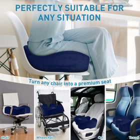 BlissTrends underside non-slip pattern preventing cushion movement and improving stability