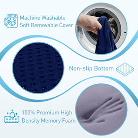 BlissTrends side profile displaying 4.7 inch thickness for steady lift and pressure relief