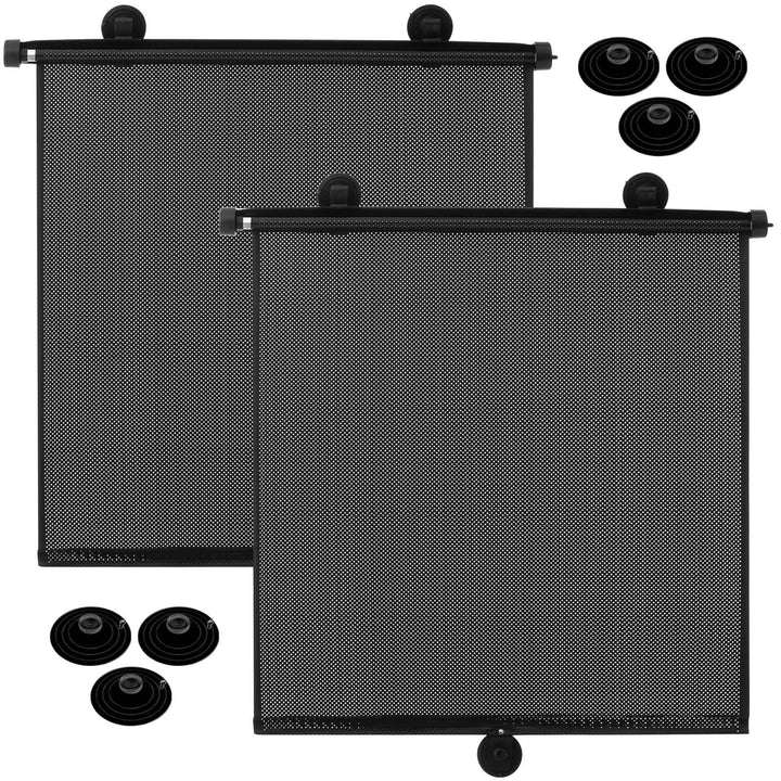 Blosssound front view fully extended shade showing full coverage and cooling benefit