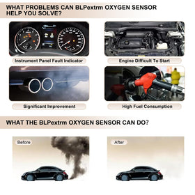 BLPextrm downstream sensor mounted on exhaust pipe showing proper location