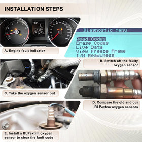 BLPextrm sensor with vehicle lineup, communicates broad compatibility
