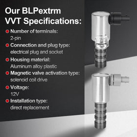 BLPextrm solenoid mounted on Ford engine demonstrating proper direct-replacement installation