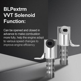 BLPextrm solenoid valve tip detail showing precision machined surface for accurate oil metering