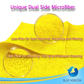 Blue Horizon towel absorbing spills to show high absorbency benefit