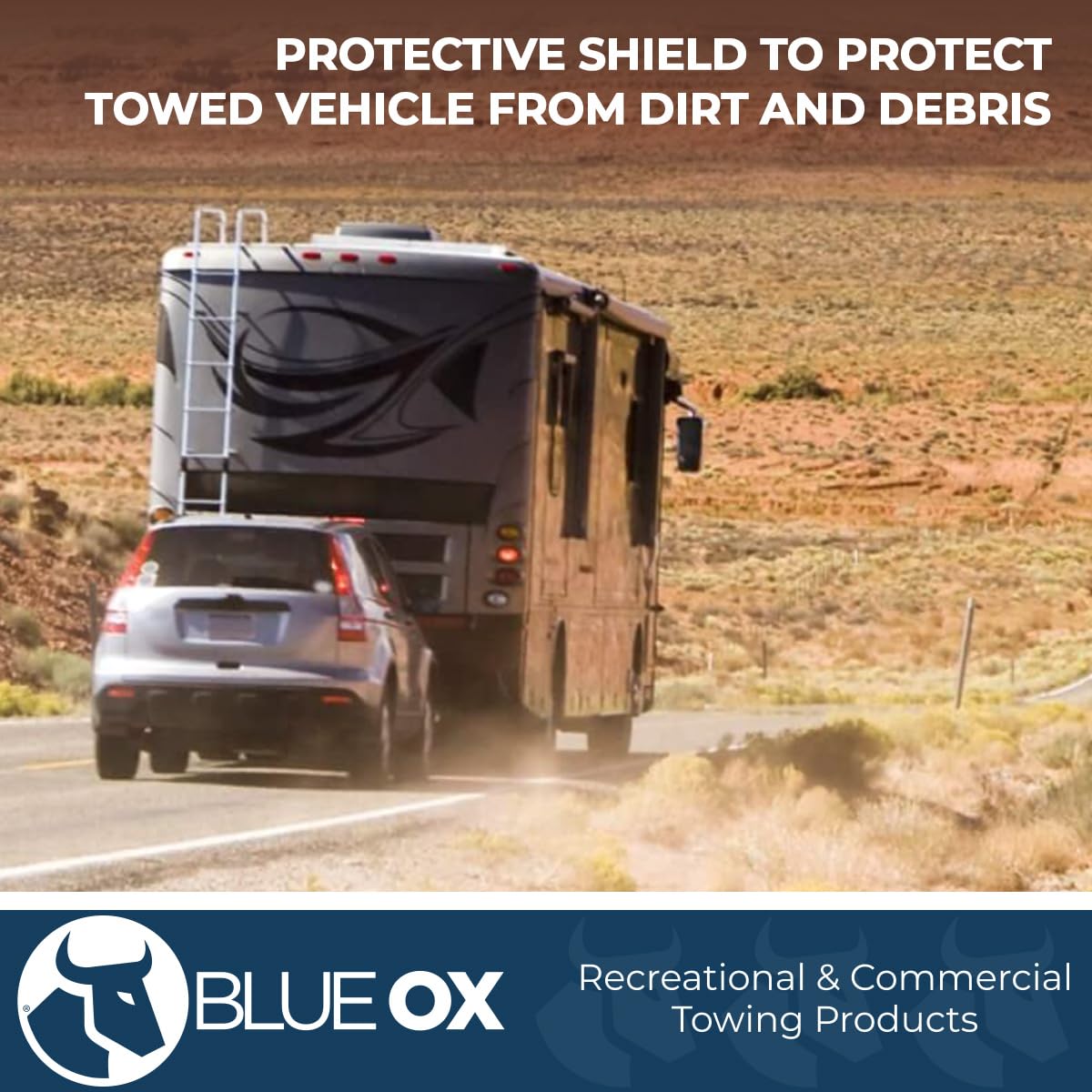 Blue Ox BX88206 boxed package with dimensions indicating compact portability