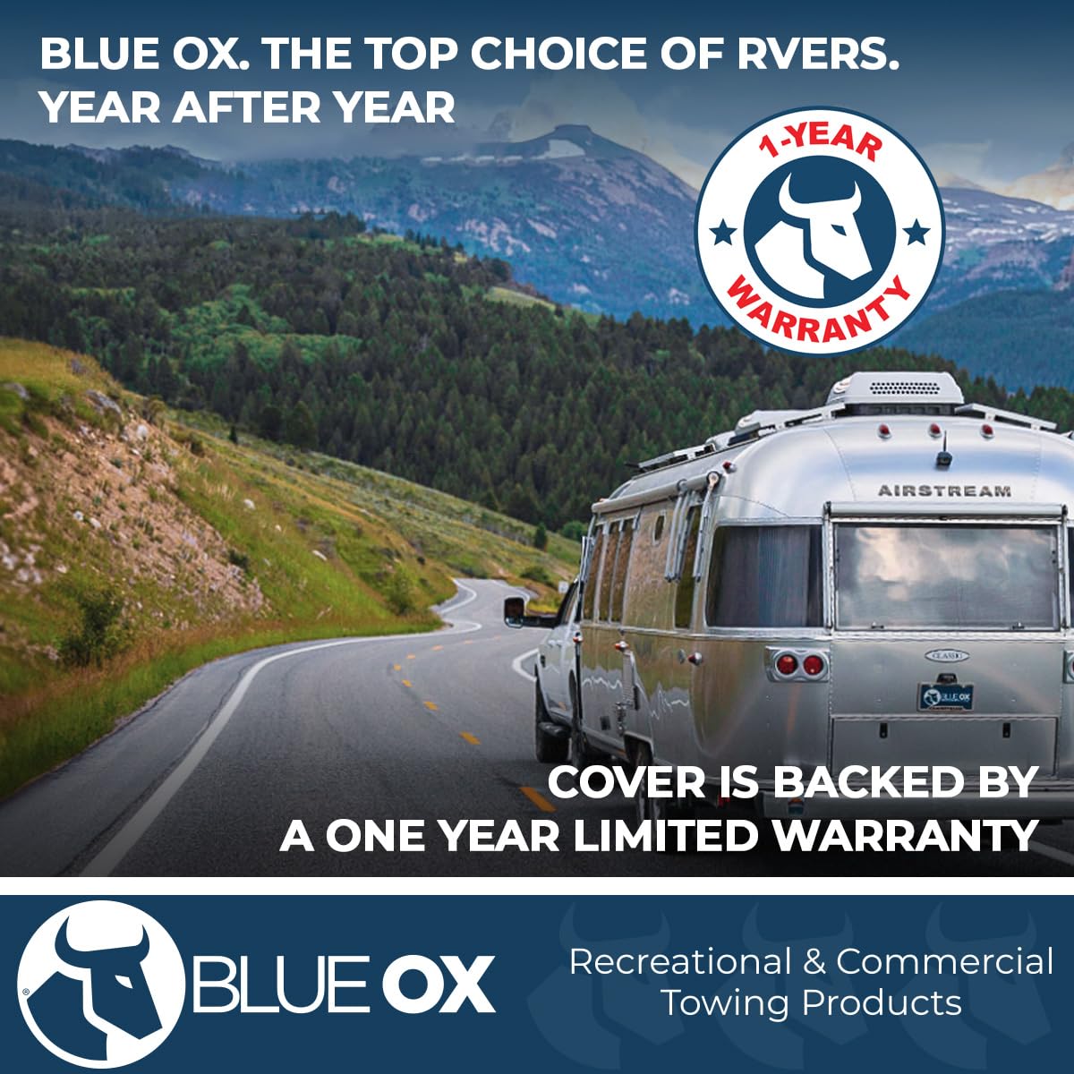 Blue Ox cover next to tape measure showing size and scale fit