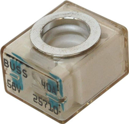 Blue Sea Systems 5176 front view with clear window for fast blown-fuse checks