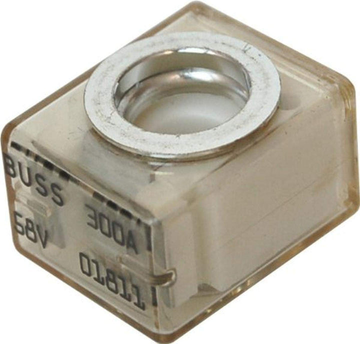 Blue Sea Systems 5190 front view showing compact silver terminal and easy-access fuse benefit