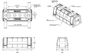 Blue Sea Systems 2719 reinforced nylon base close-up highlighting secure mounting benefit