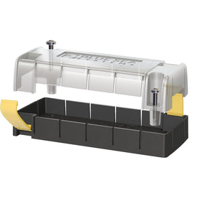 Blue Sea Systems 2719 front view clear cover showing protected busbar and visibility benefit