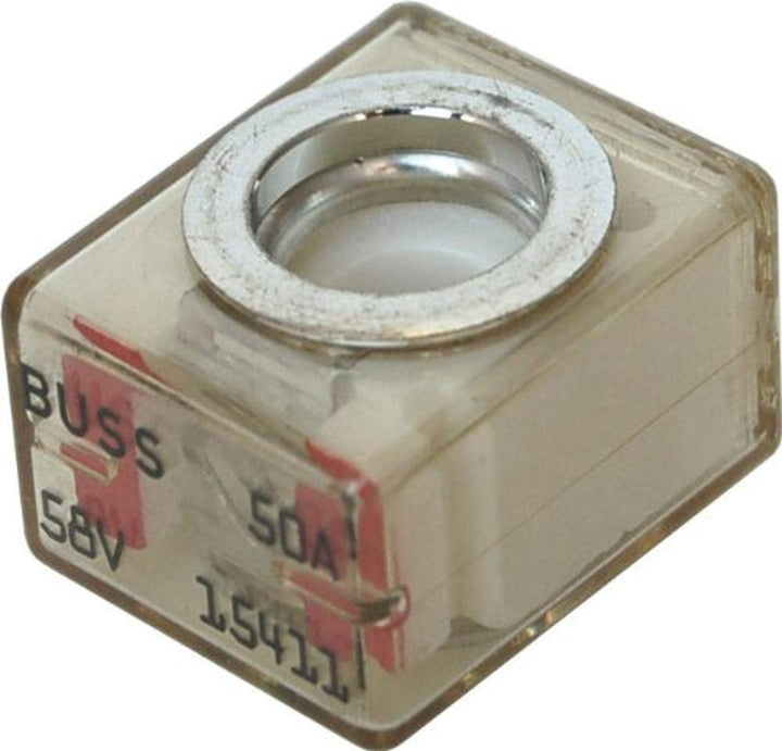 Blue Sea Systems 5177 front view showing fuse body and clear amperage marking for safe protection