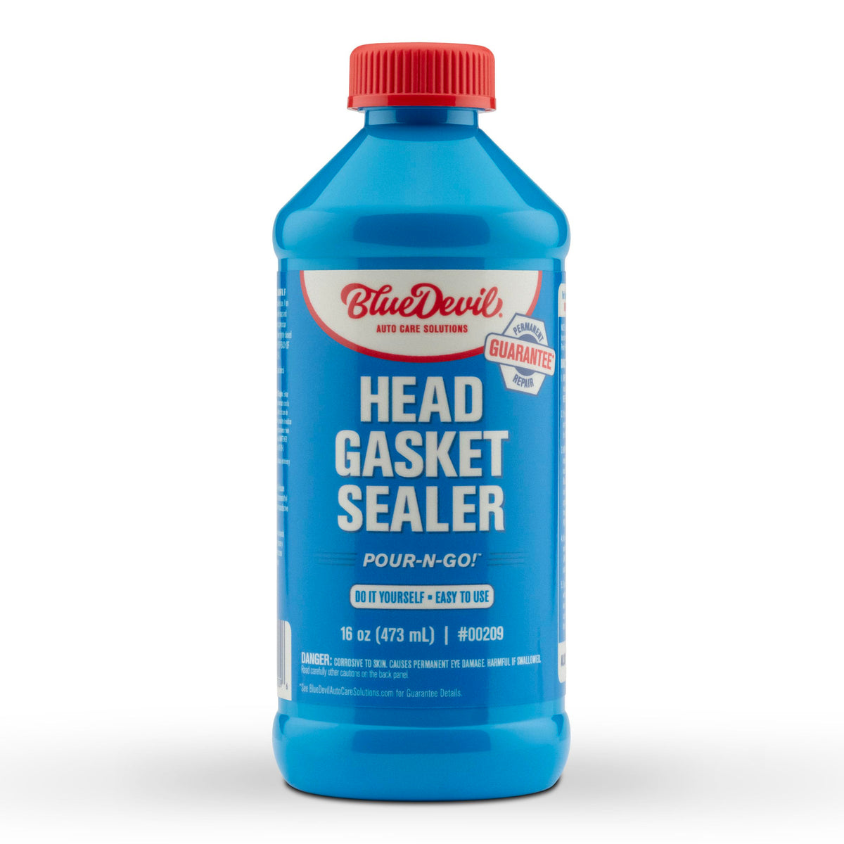 BlueDevil Products front label showing product name and use benefits