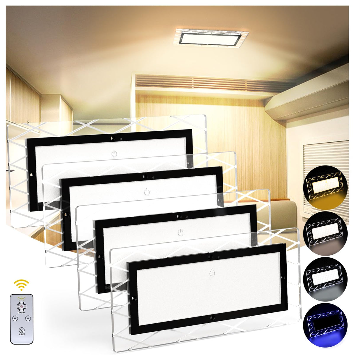 BlueFire front view of dome light showing clean design and bright output