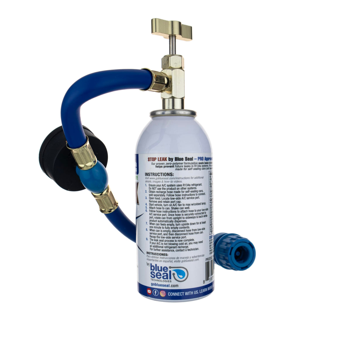blueseal next to common car tools for scale and compact 2oz portability