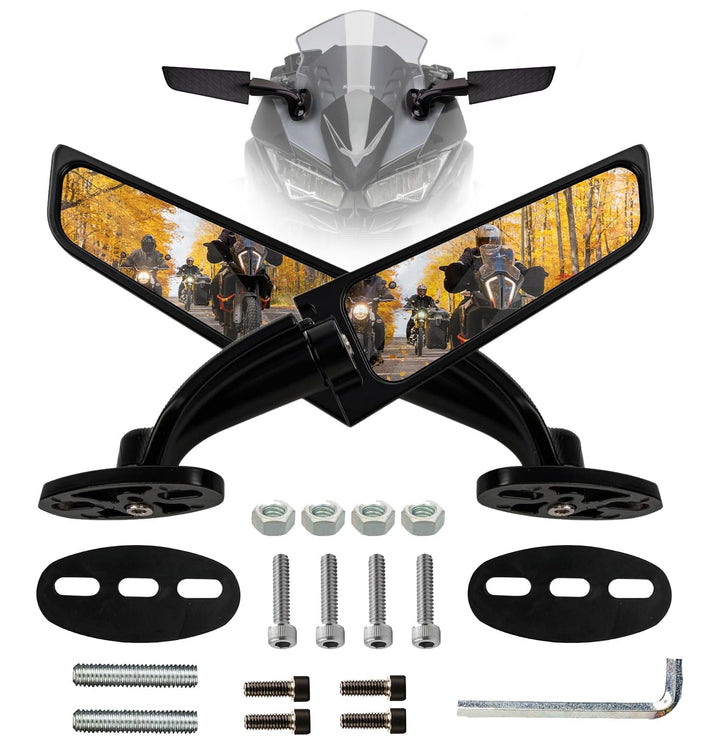 BlueStars front view pair showing compact stealth style and improved sightlines