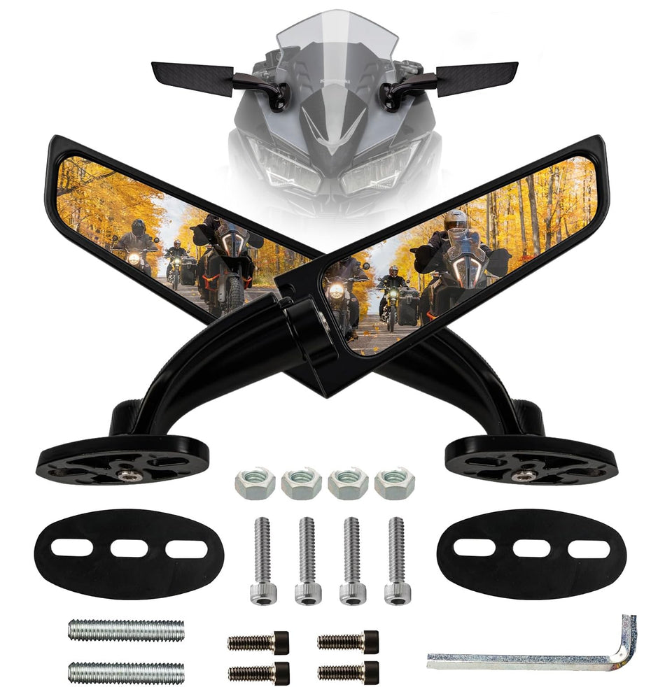 BlueStars front view pair showing compact stealth style and improved sightlines