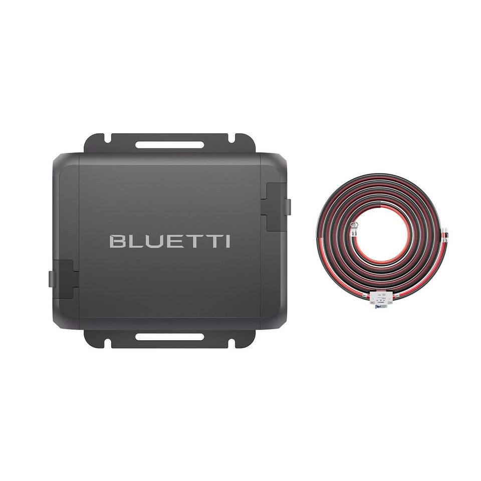 BLUETTI Charger 1 front view showing compact unit and port layout for easy installation and fast charging