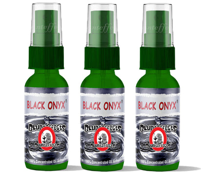 Blunteffects Black Onyx front packaging showing bottle and label for quick identification and freshness