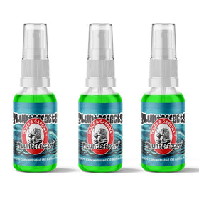 Blunteffects front packaging showing three scent options and clear labeling benefit: quick freshening