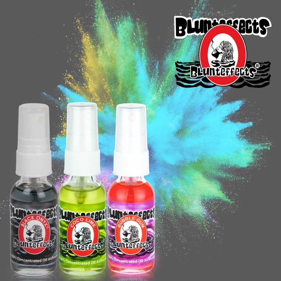Blunteffects inside car cupholder showing portable freshening convenience