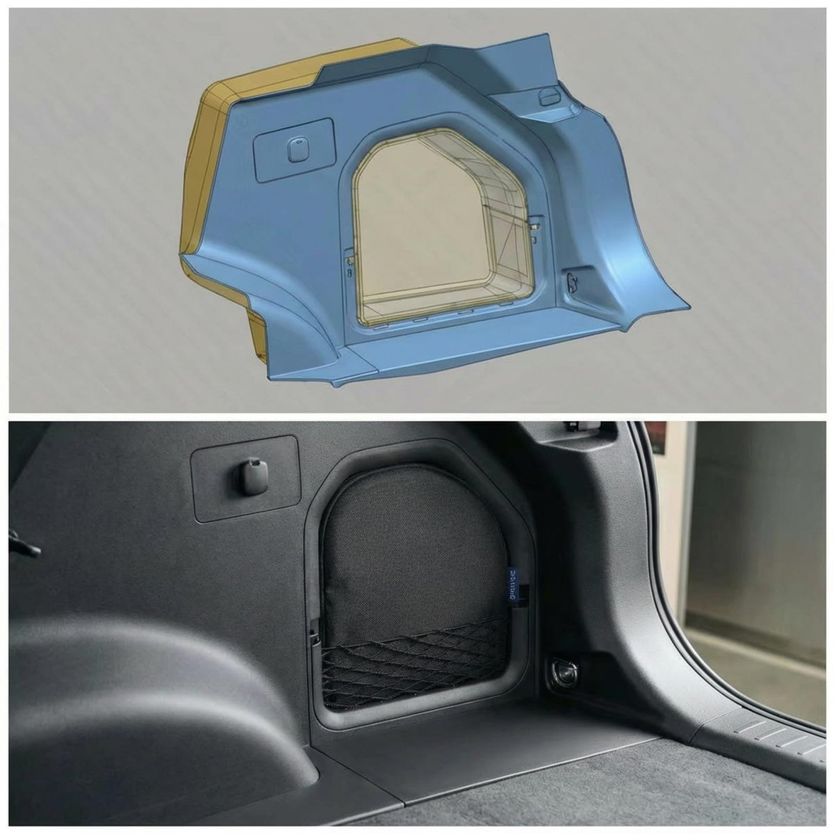 BLWANDE fabric texture and reinforced stitching showing durable construction benefit