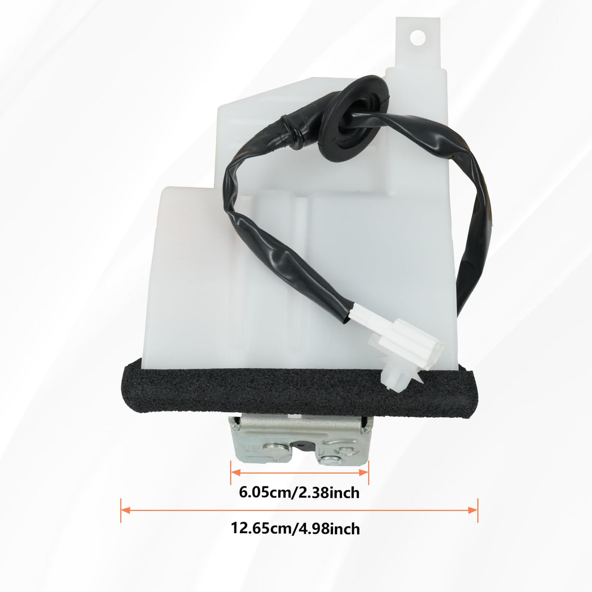 Blycorul installed in 4Runner trunk demonstrating restored latch function