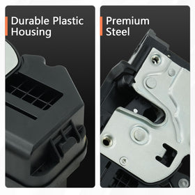Blycorul actuator installed in door latch showing restored locking function