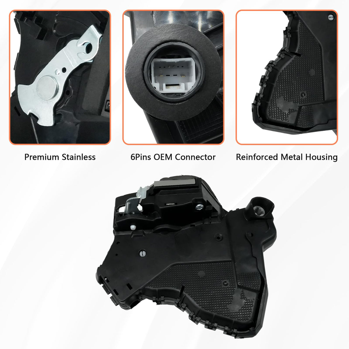 Blycorul actuator installed in door showing restored power-lock function and convenience