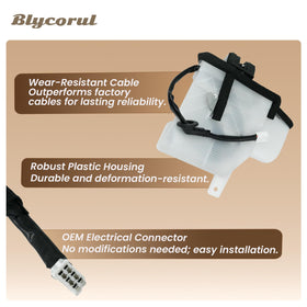 Blycorul actuator wiring connector closeup ensures plug-and-play installation