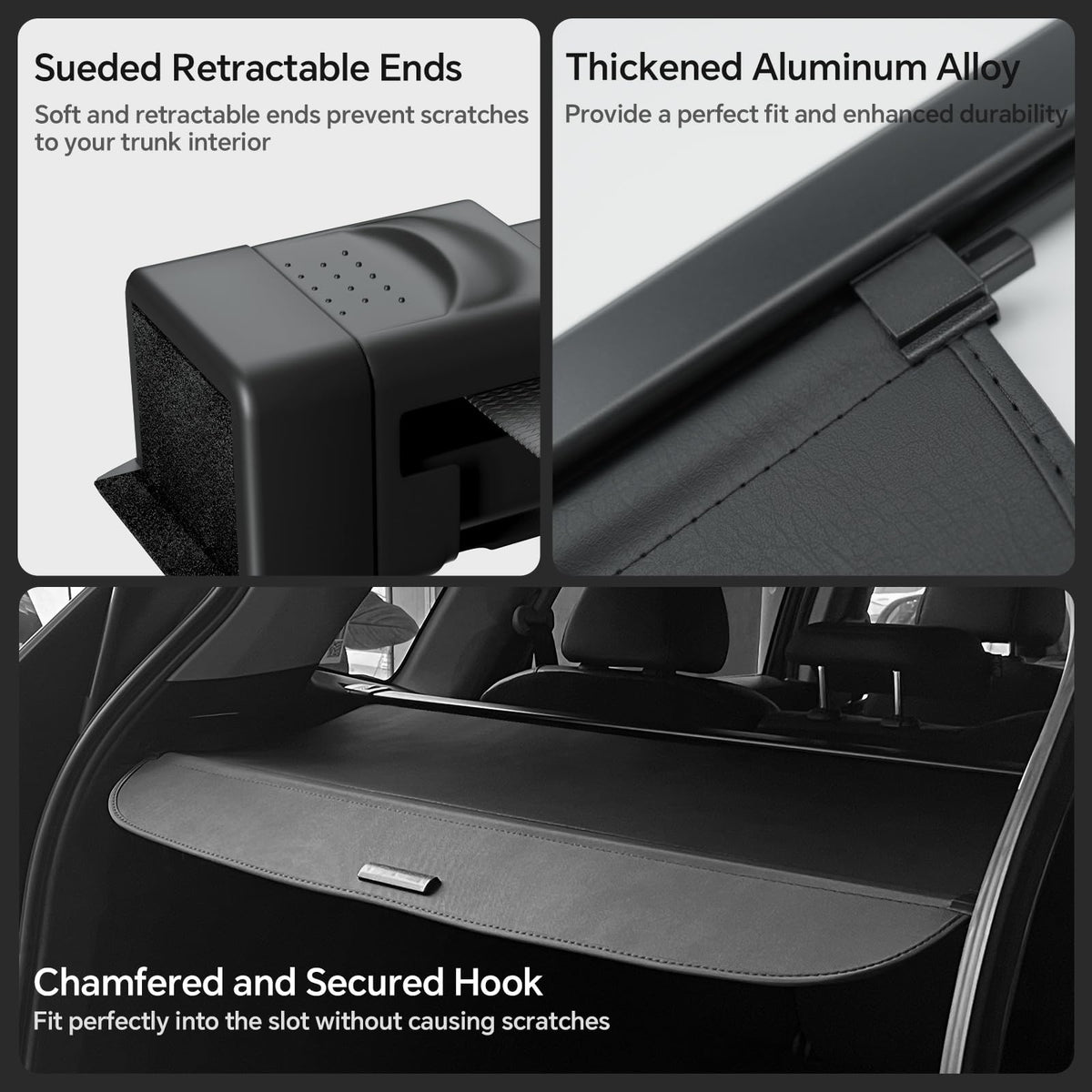 Blycorul aluminum crossbar close-up highlighting strength and durable construction
