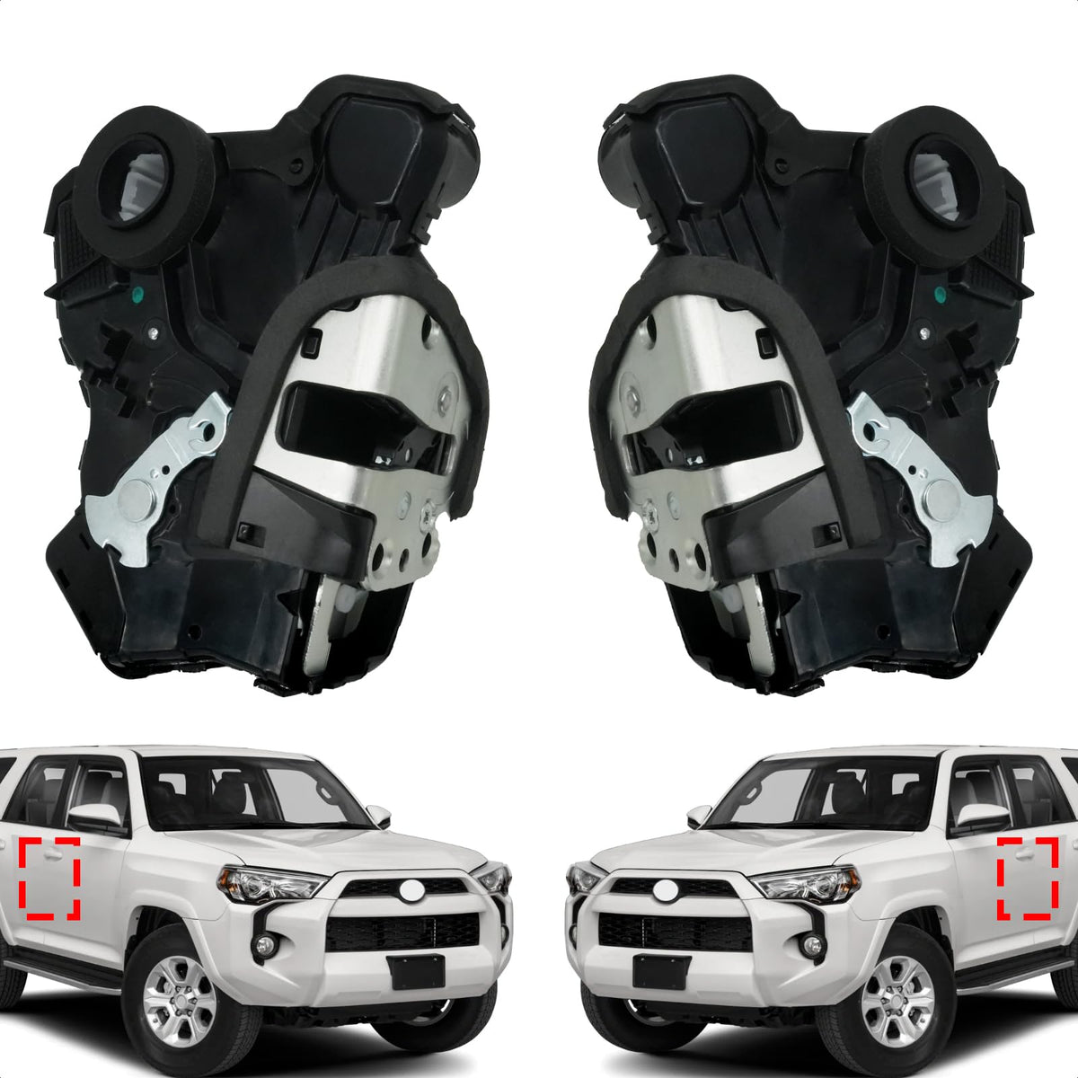 Blycorul front assembly pair showing both actuators and easy replacement