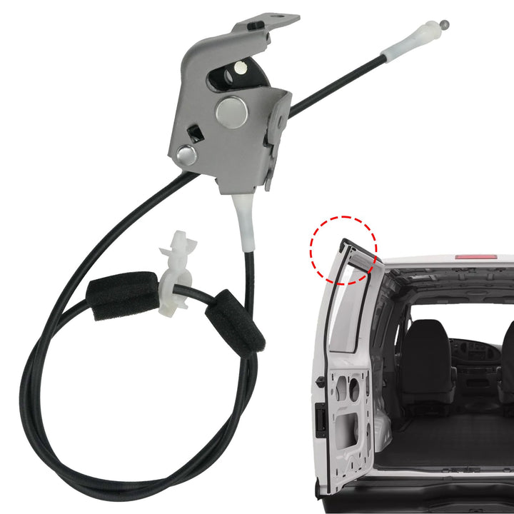 Blycorul front latch assembly showing mounting points and secure fit benefit
