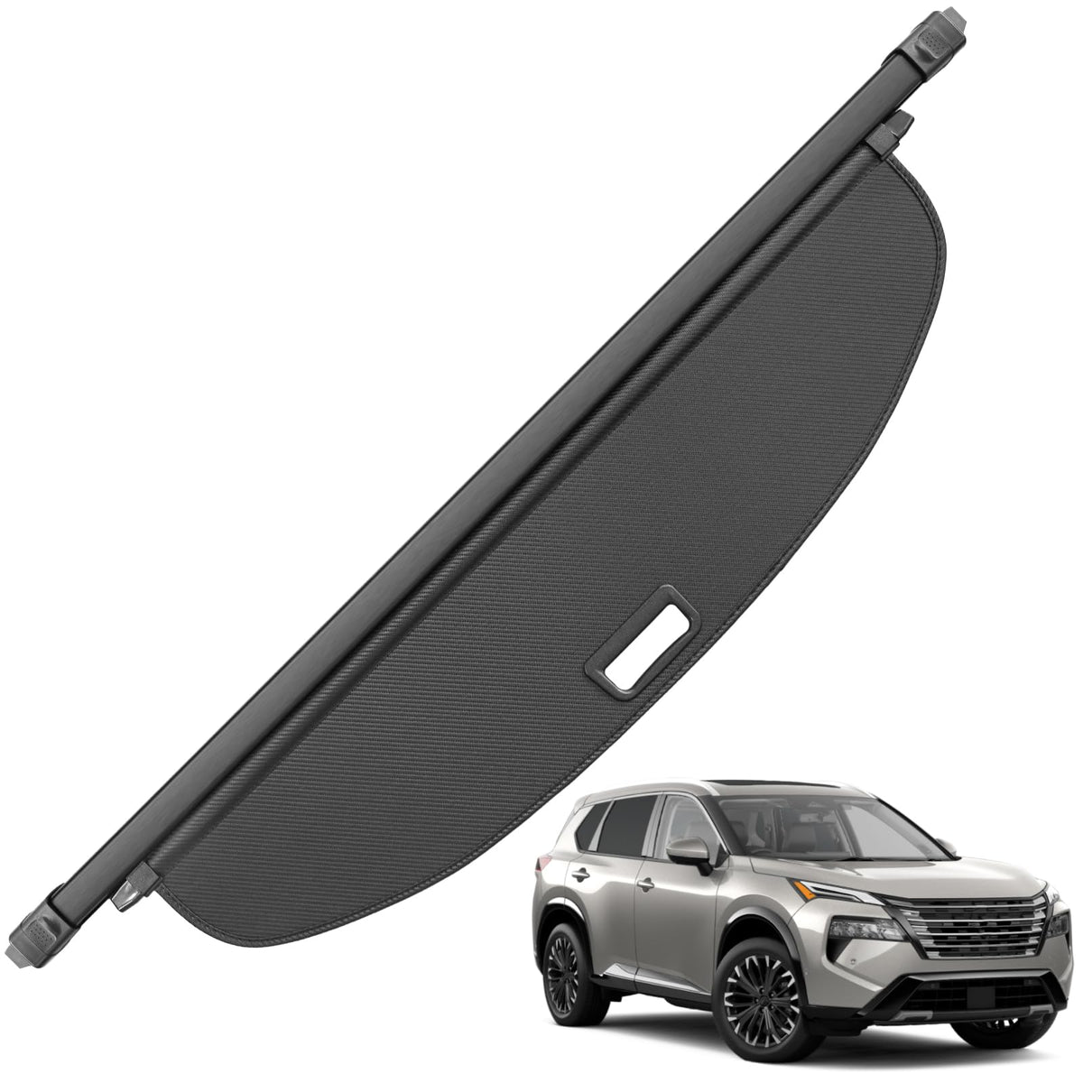 Blycorul front view installed on Nissan Rogue showing full coverage and privacy
