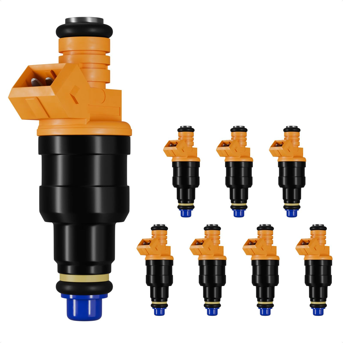 Blycorul injector front view showing connector and robust body for reliable fit