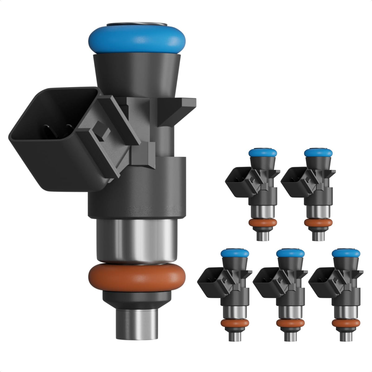 Blycorul injector front view showing nozzle and robust construction benefits reliability
