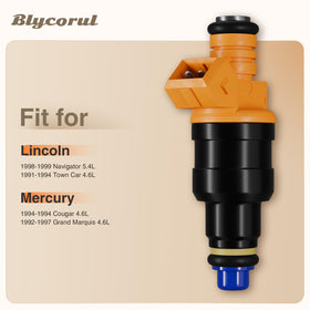 Blycorul injector nozzle close-up showing four-hole tip for improved atomization