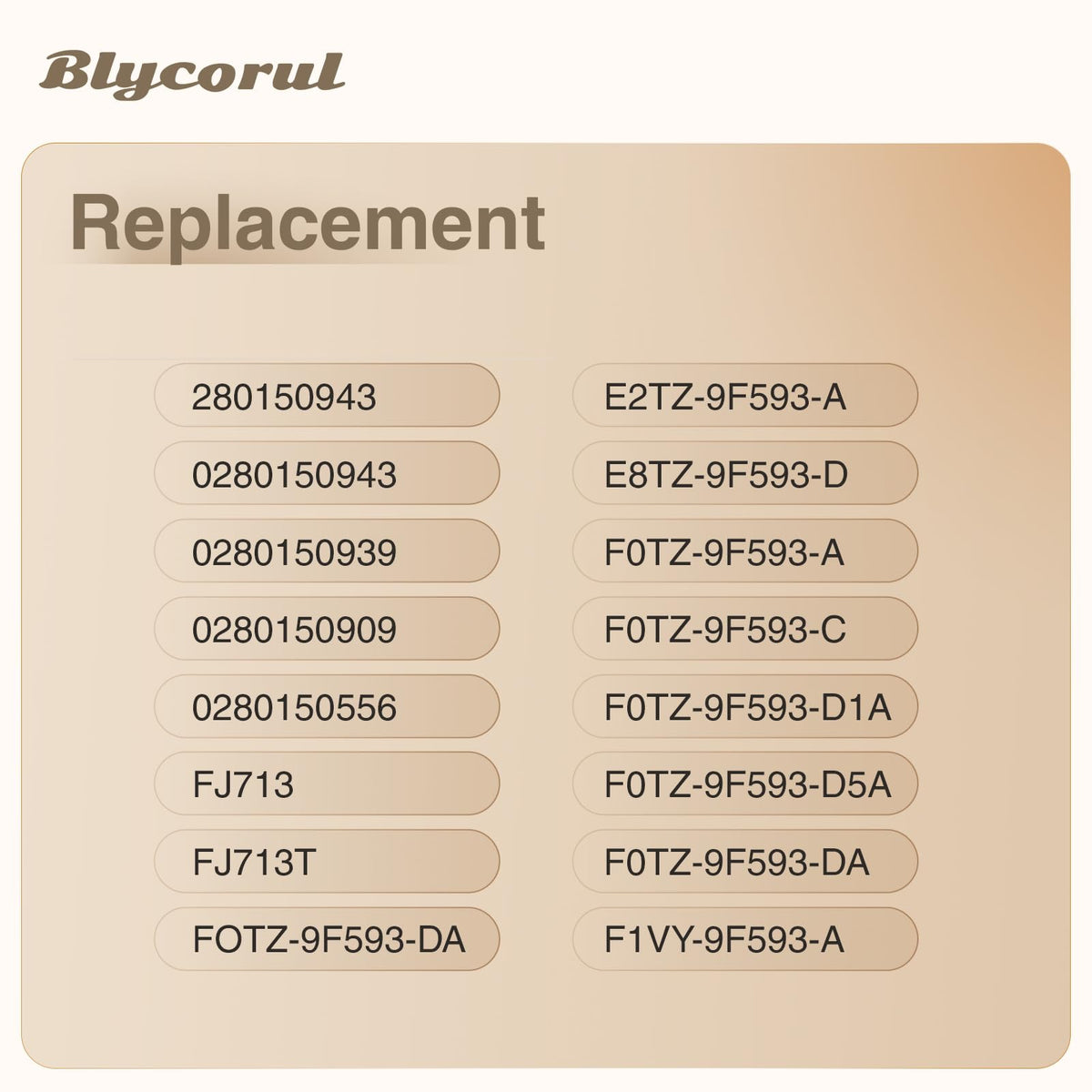 Blycorul injector O-ring detail showing high-density fluororubber seal preventing leaks