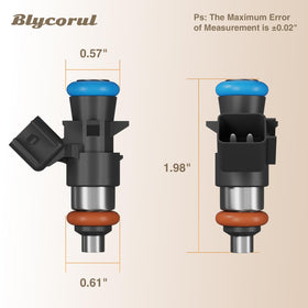 Blycorul injector packaging and label showing part numbers for easy compatibility checks