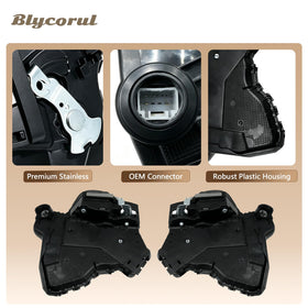 Blycorul actuator installed in 4Runner door demonstrating restored lock function